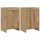 Nachtkastjes 2 stuks 40x30x60 cm bewerkt hout