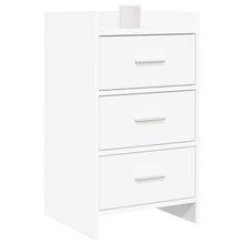 Nachtkastjes Wit 40 x 36 x 70 cm Bewerkt hout