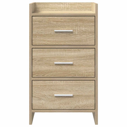 Nachtkastjes Sonoma Eiken 40 x 36 x 70 cm Bewerkt hout