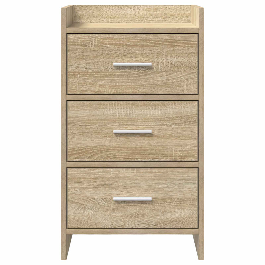 Nachtkastjes Sonoma Eiken 40 x 36 x 70 cm Bewerkt hout