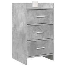 Nachtkastjes Betongrijs 40 x 36 x 70 cm Bewerkt hout
