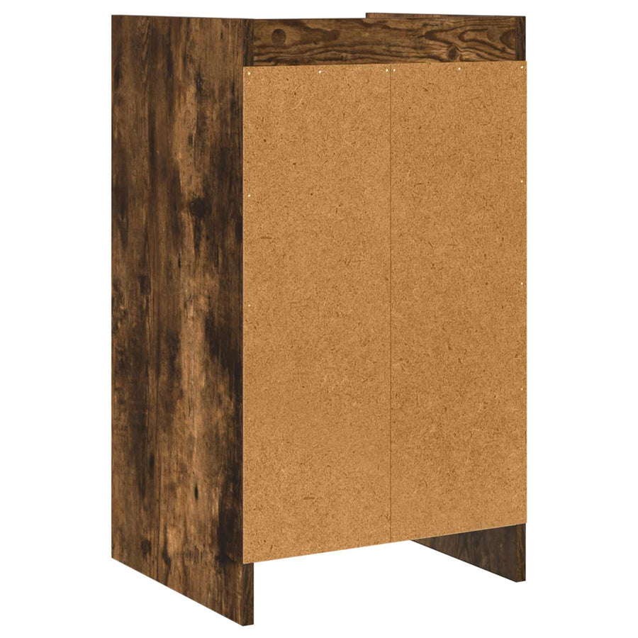 Nachtkastjes Gerookt eiken 40 x 36 x 70 cm Bewerkt hout