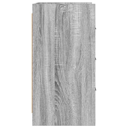 Nachtkastjes Grijs Sonoma 40 x 36 x 70 cm Bewerkt hout