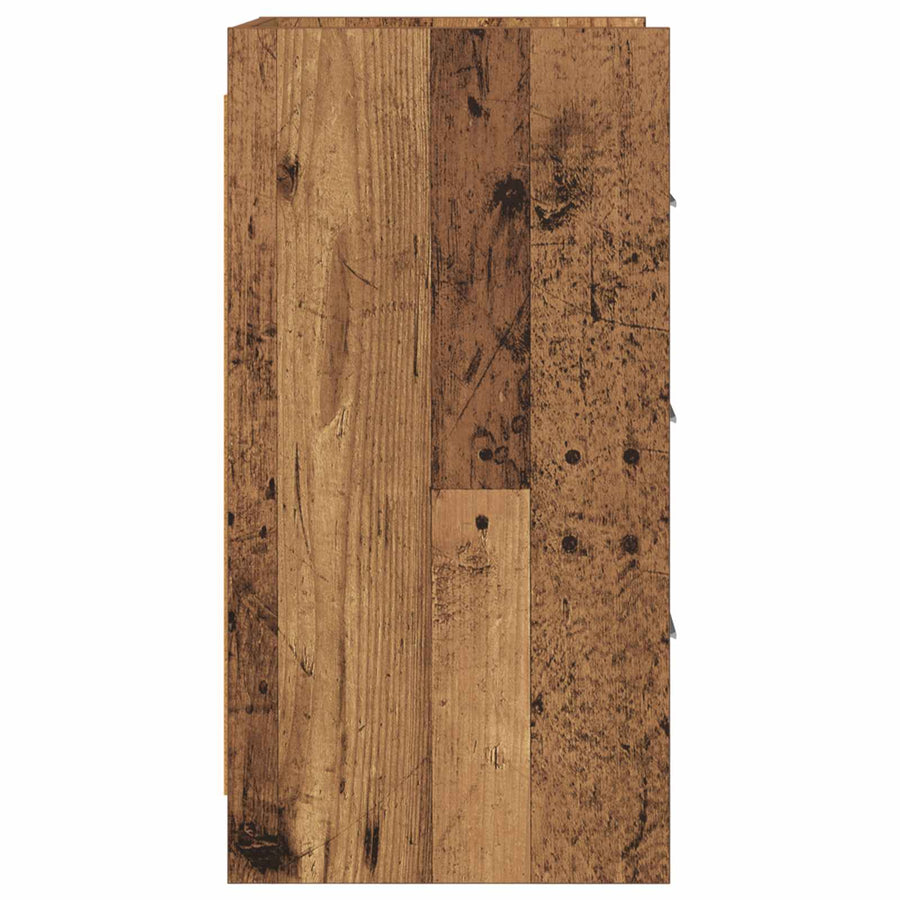 Nachtkastjes Oud hout 40 x 36 x 70 cm Bewerkt hout