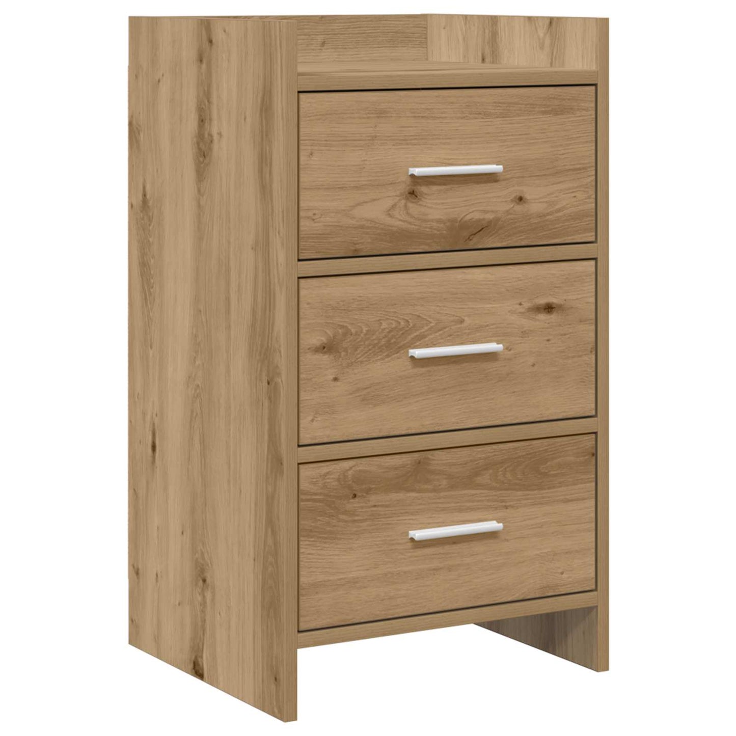 Nachtkastjes Artisanaal eiken 40 x 36 x 70 cm Bewerkt hout
