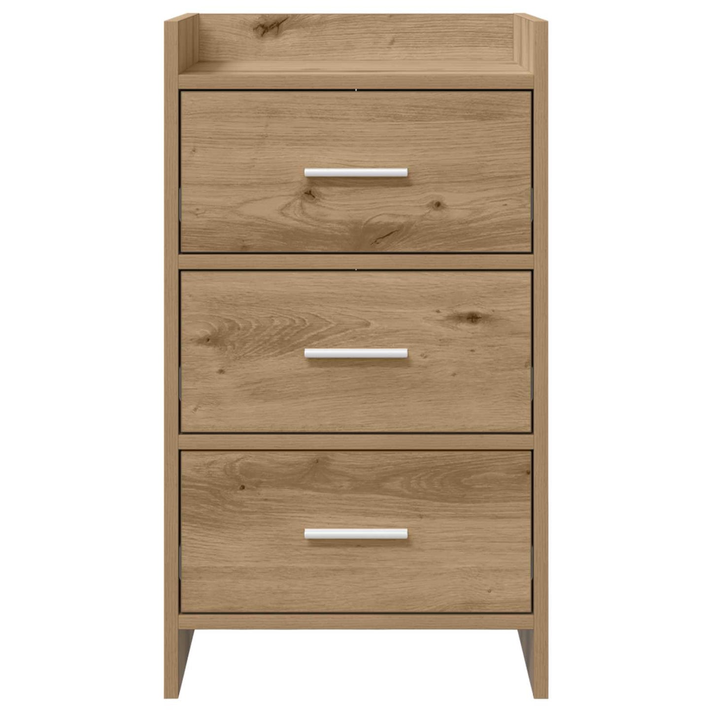 Nachtkastjes Artisanaal eiken 40 x 36 x 70 cm Bewerkt hout