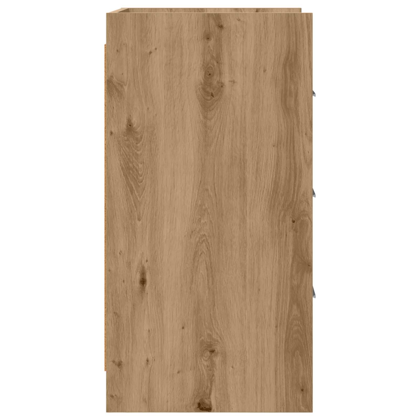 Nachtkastjes Artisanaal eiken 40 x 36 x 70 cm Bewerkt hout