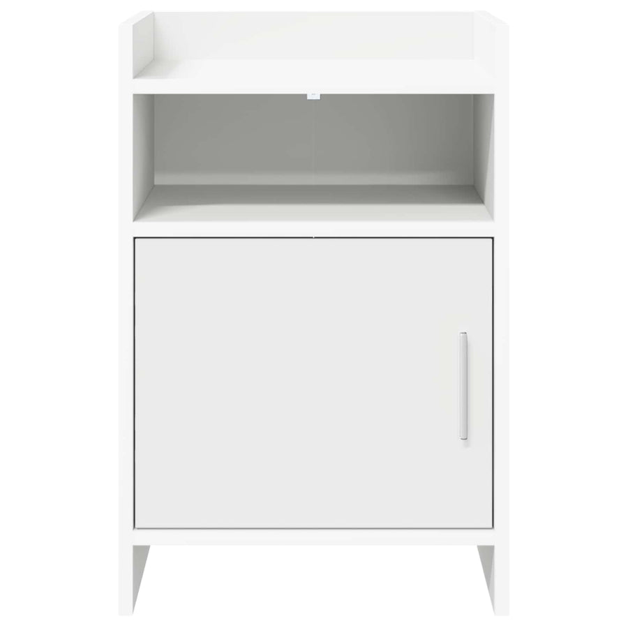 Nachtkastjes 2 pcs Wit 40 x 36 x 60 cm Bewerkt hout