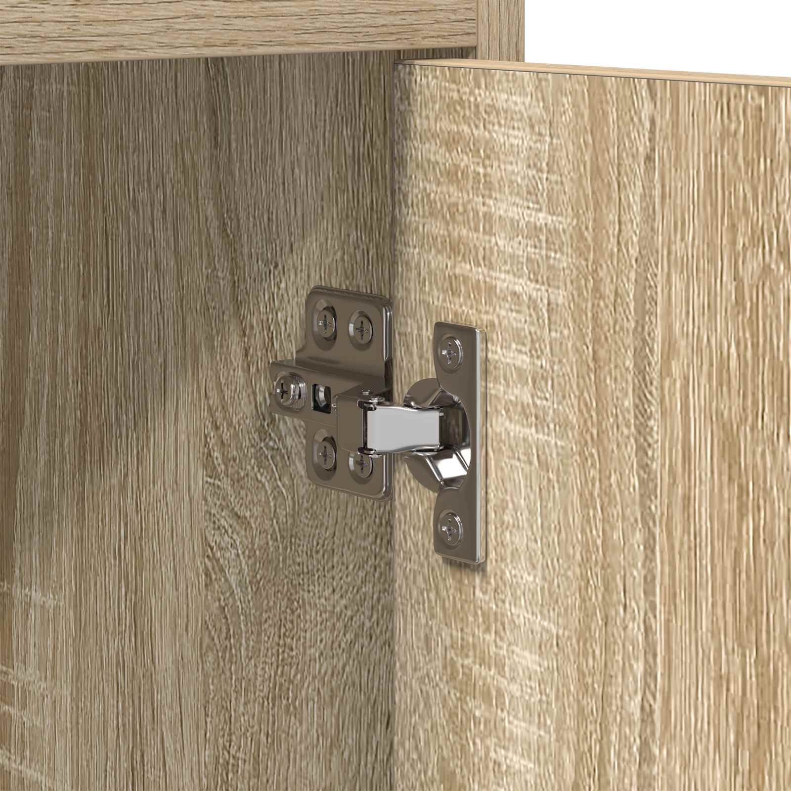 Nachtkastjes Sonoma Eiken 40 x 36 x 60 cm Bewerkt hout
