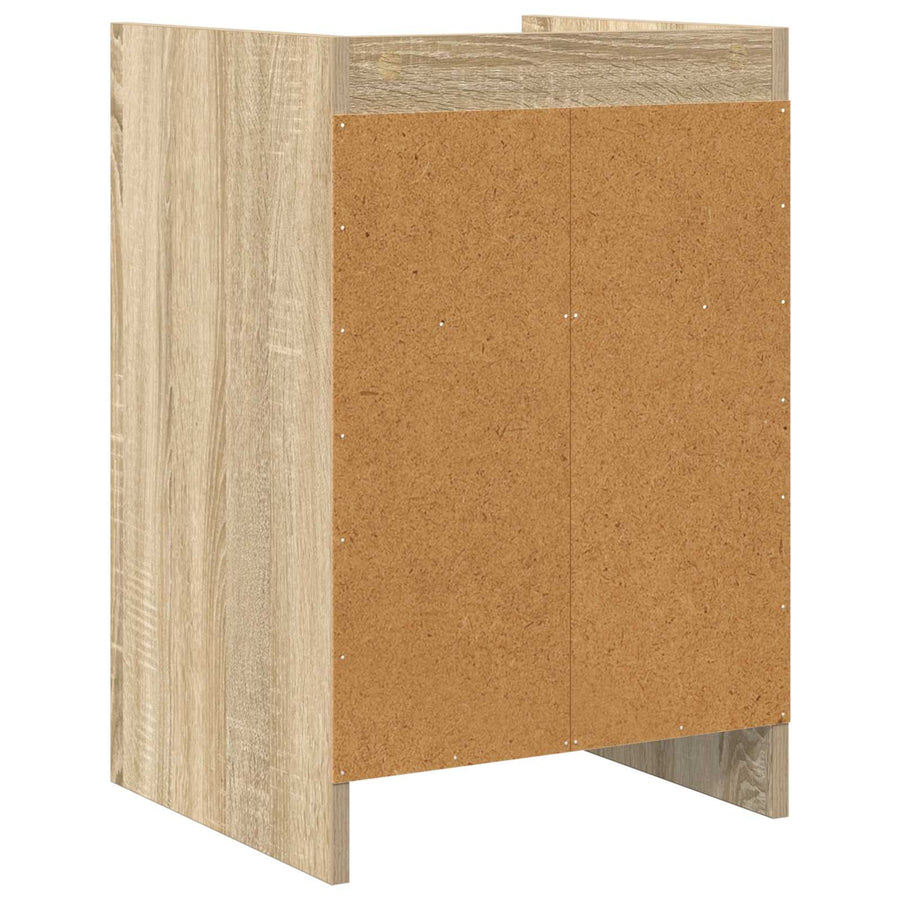 Nachtkastjes Sonoma Eiken 40 x 36 x 60 cm Bewerkt hout