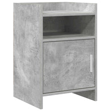 Nachtkastjes Betongrijs 40 x 36 x 60 cm Bewerkt hout