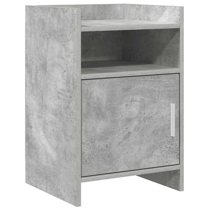 Nachtkastjes Betongrijs 40 x 36 x 60 cm Bewerkt hout