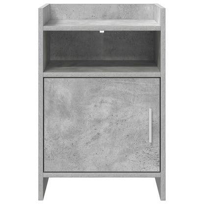 Nachtkastjes Betongrijs 40 x 36 x 60 cm Bewerkt hout
