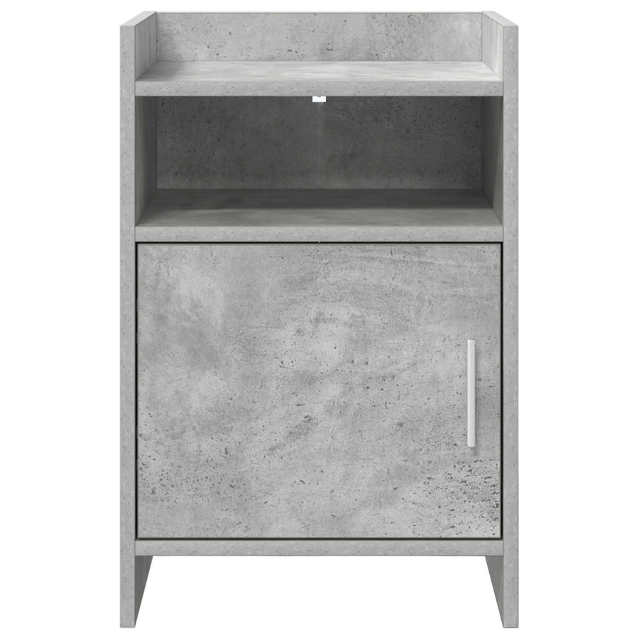 Nachtkastjes Betongrijs 40 x 36 x 60 cm Bewerkt hout