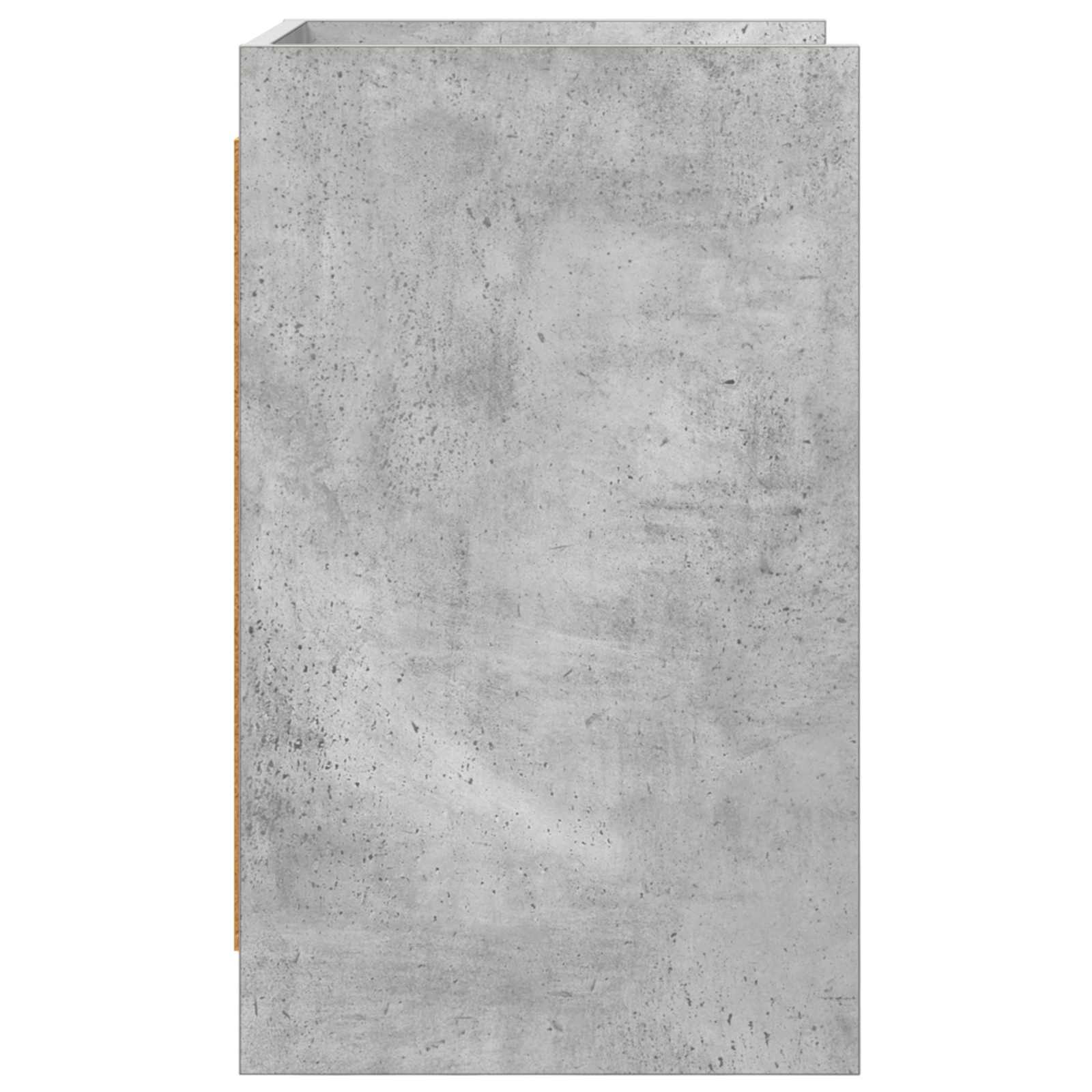 Nachtkastjes Betongrijs 40 x 36 x 60 cm Bewerkt hout