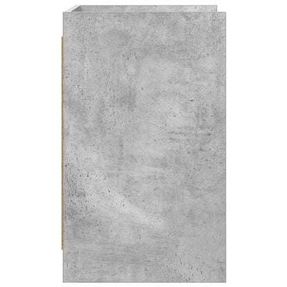 Nachtkastjes Betongrijs 40 x 36 x 60 cm Bewerkt hout