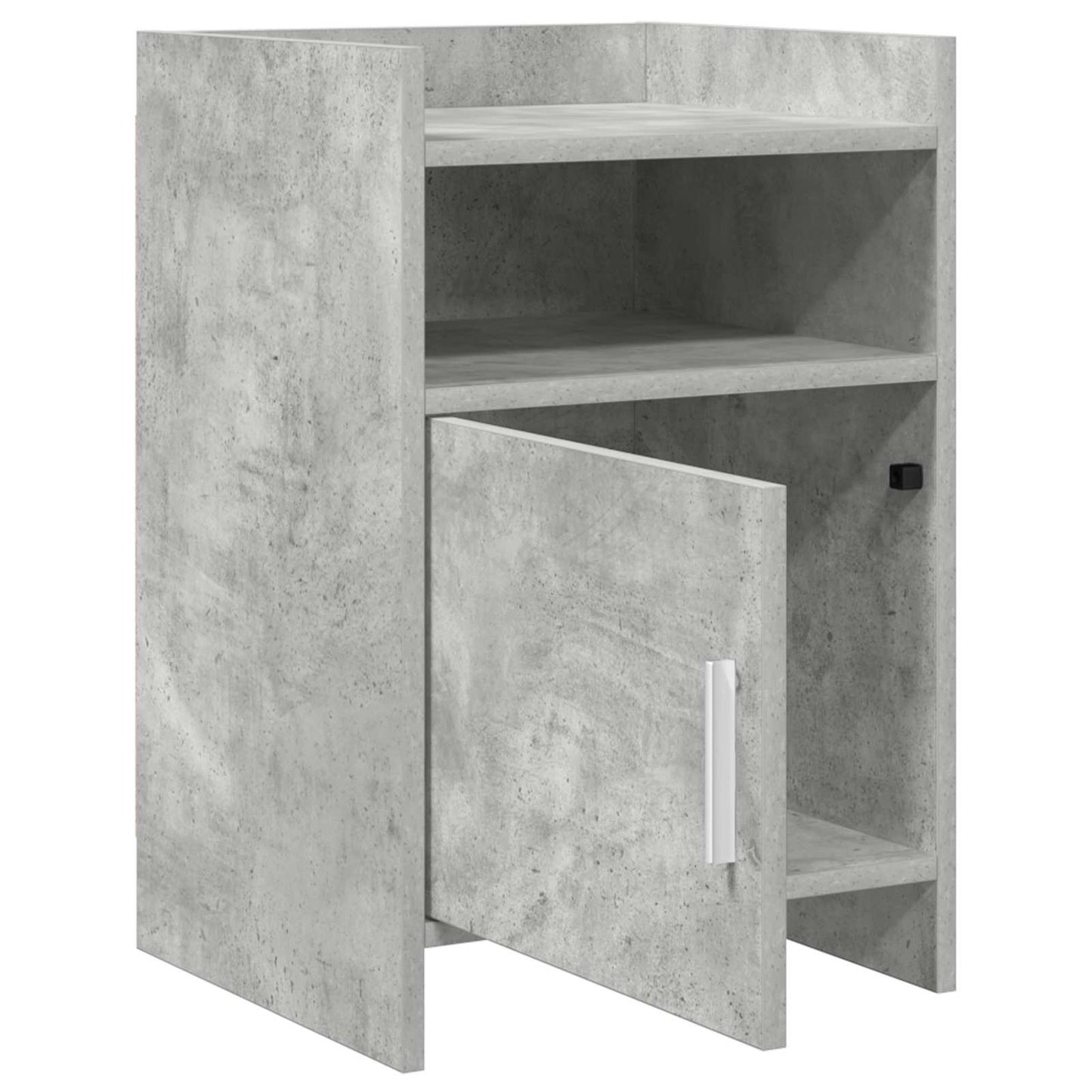 Nachtkastjes 2 pcs Betongrijs 40 x 36 x 60 cm Bewerkt hout