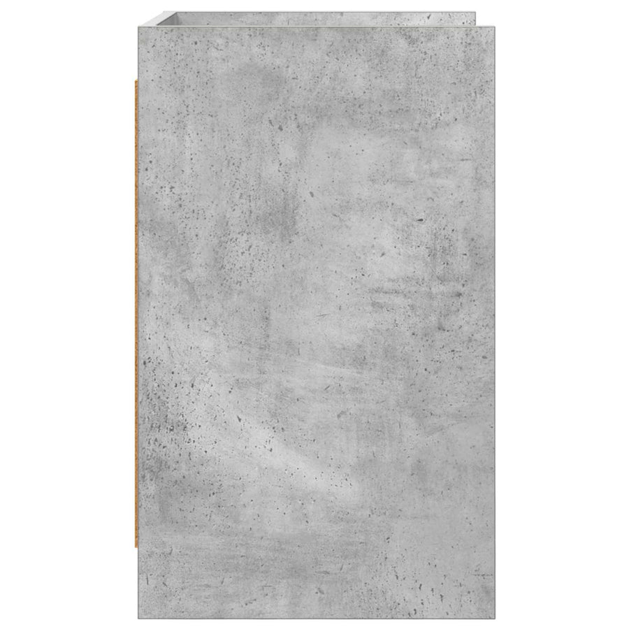 Nachtkastjes 2 pcs Betongrijs 40 x 36 x 60 cm Bewerkt hout