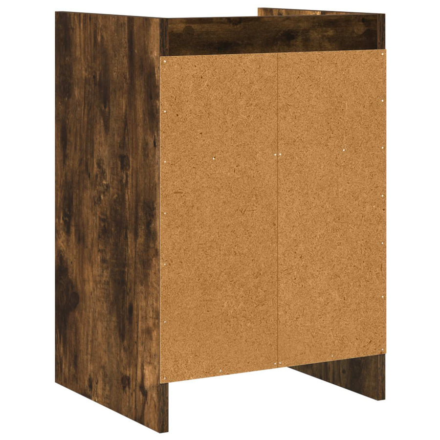 Nachtkastjes Gerookt eiken 40 x 36 x 60 cm Bewerkt hout