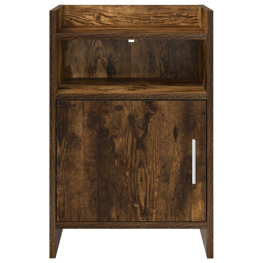 Nachtkastjes Gerookt eiken 40 x 36 x 60 cm Bewerkt hout