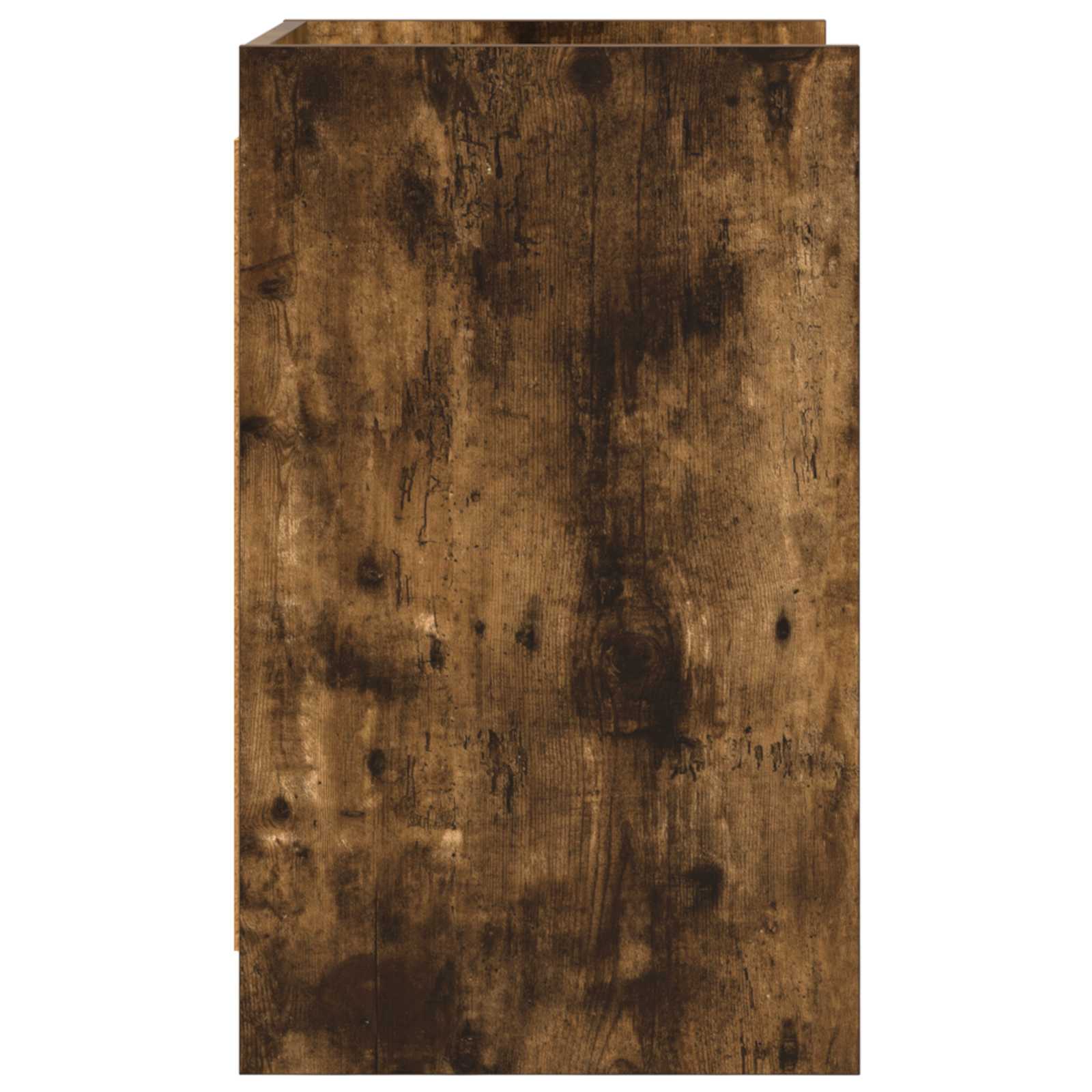 Nachtkastjes 2 pcs Gerookt eiken 40 x 36 x 60 cm Bewerkt hout