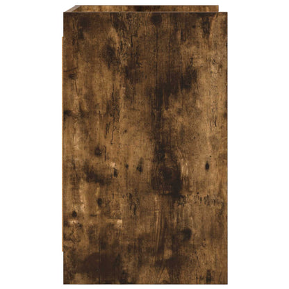 Nachtkastjes 2 pcs Gerookt eiken 40 x 36 x 60 cm Bewerkt hout