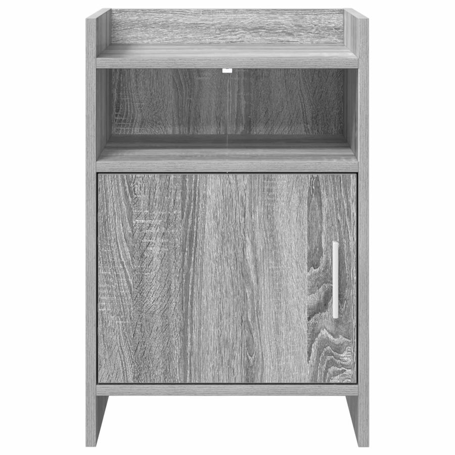 Nachtkastjes Grijs Sonoma 40 x 36 x 60 cm Bewerkt hout