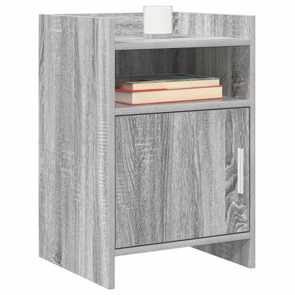 Nachtkastjes 2 pcs Grijs Sonoma 40 x 36 x 60 cm Bewerkt hout