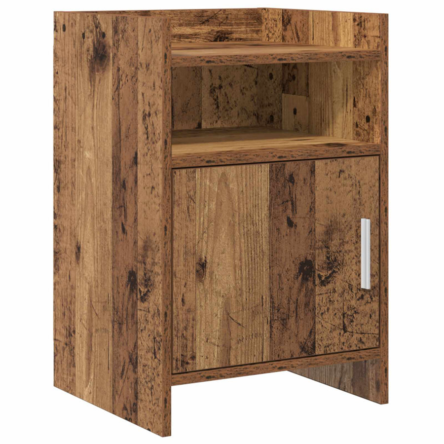 Nachtkastjes Oud hout 40 x 36 x 60 cm Bewerkt hout