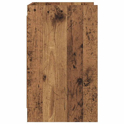 Nachtkastjes Oud hout 40 x 36 x 60 cm Bewerkt hout