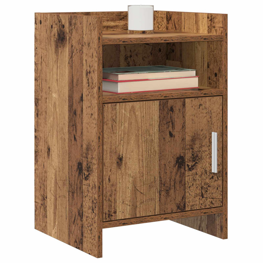 Nachtkastjes 2 pcs Oud hout 40 x 36 x 60 cm Bewerkt hout