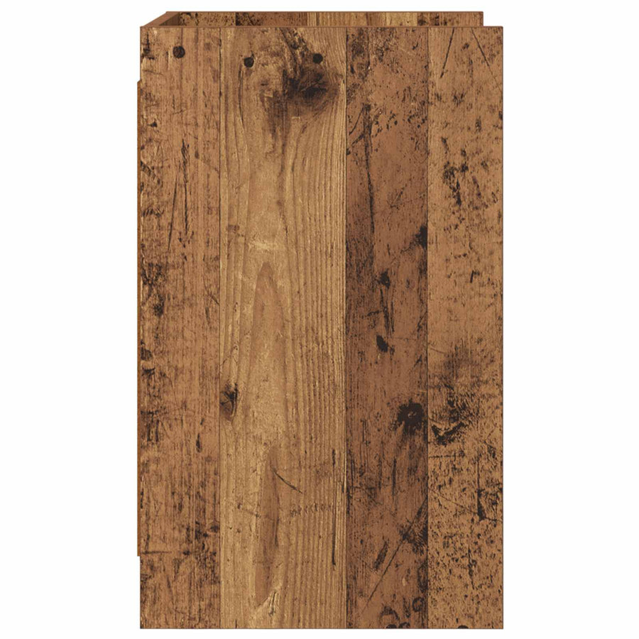Nachtkastjes 2 pcs Oud hout 40 x 36 x 60 cm Bewerkt hout