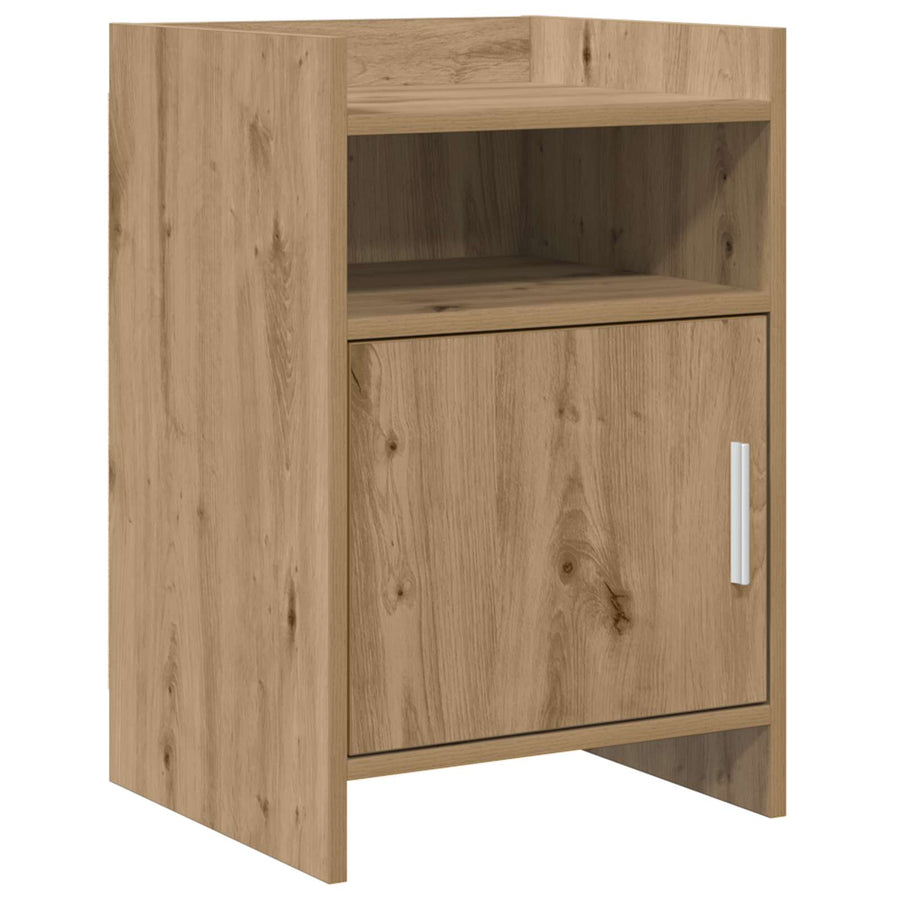 Nachtkastjes Artisanaal eiken 40 x 36 x 60 cm Bewerkt hout