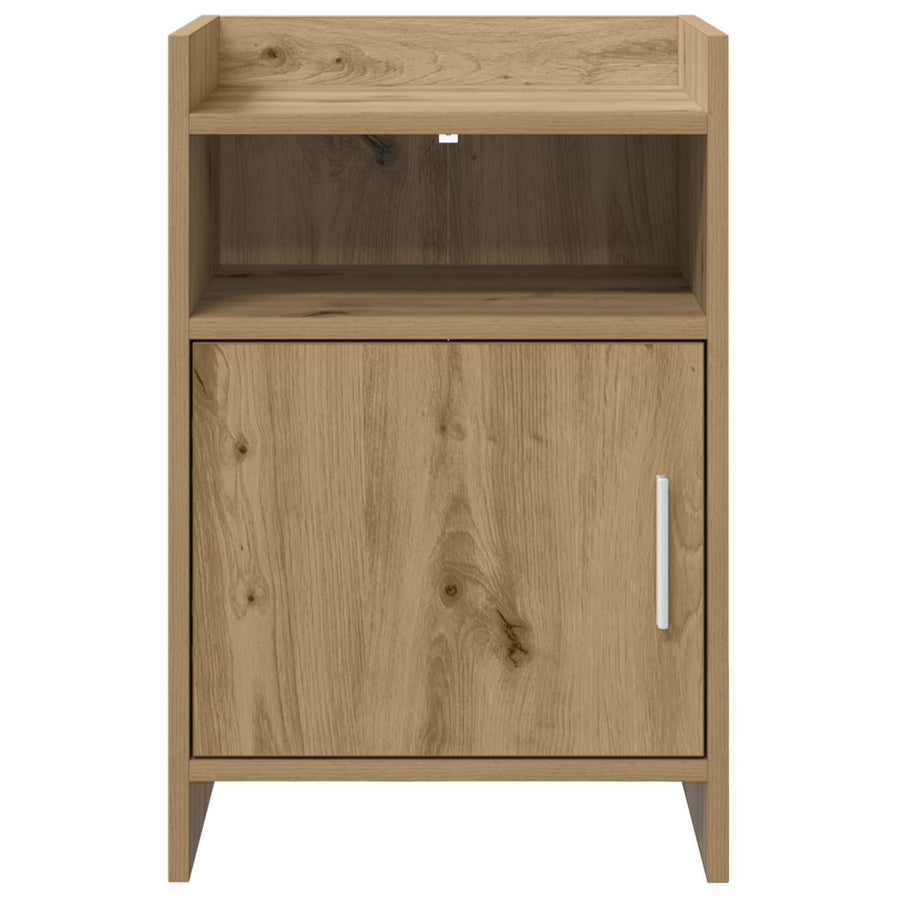 Nachtkastjes Artisanaal eiken 40 x 36 x 60 cm Bewerkt hout