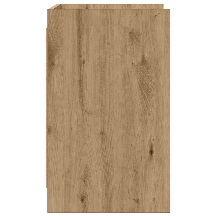 Nachtkastjes Artisanaal eiken 40 x 36 x 60 cm Bewerkt hout