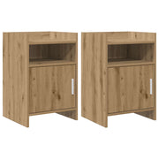 Nachtkastjes 2 stuks 40x36x60 cm eiken
