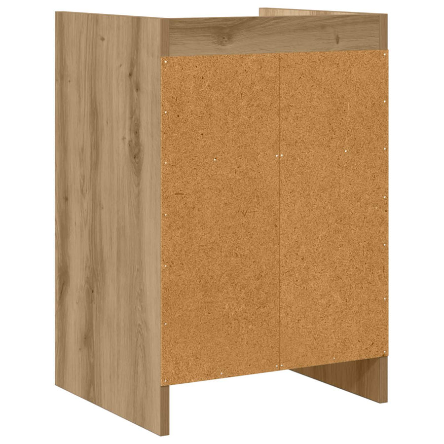 Nachtkastjes 2 pcs Artisanaal eiken 40 x 36 x 60 cm