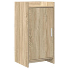 Dressoir bewerkt hout 40x36x80 cm Sonoma eiken