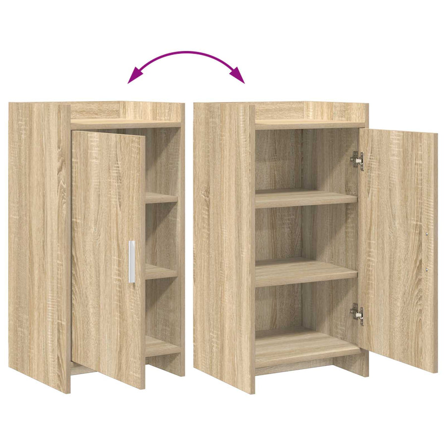 Dressoir Sonoma Eiken 40 x 36 x 80 cm Bewerkt hout