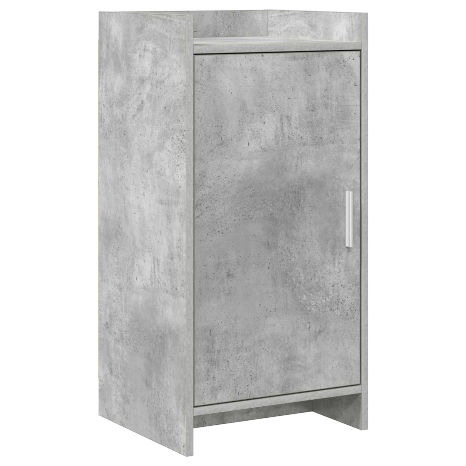 Dressoir Betongrijs 40 x 36 x 80 cm Bewerkt hout