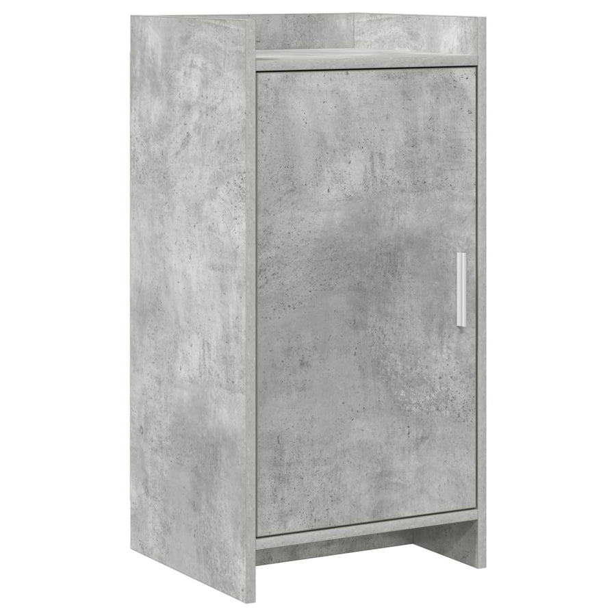 Dressoir Betongrijs 40 x 36 x 80 cm Bewerkt hout