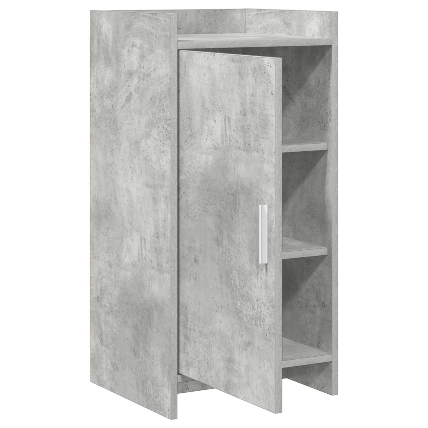 Dressoir Betongrijs 40 x 36 x 80 cm Bewerkt hout