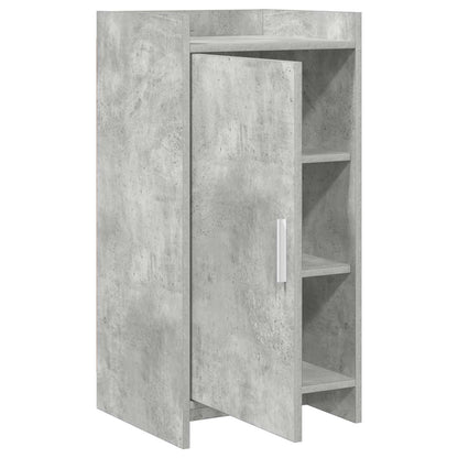 Dressoir Betongrijs 40 x 36 x 80 cm Bewerkt hout