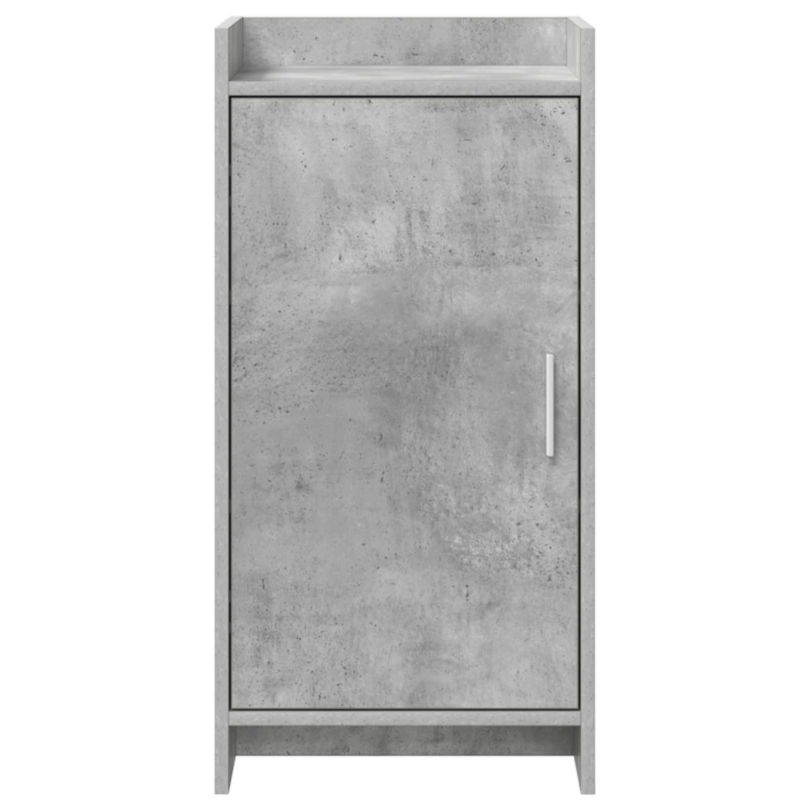 Dressoir Betongrijs 40 x 36 x 80 cm Bewerkt hout