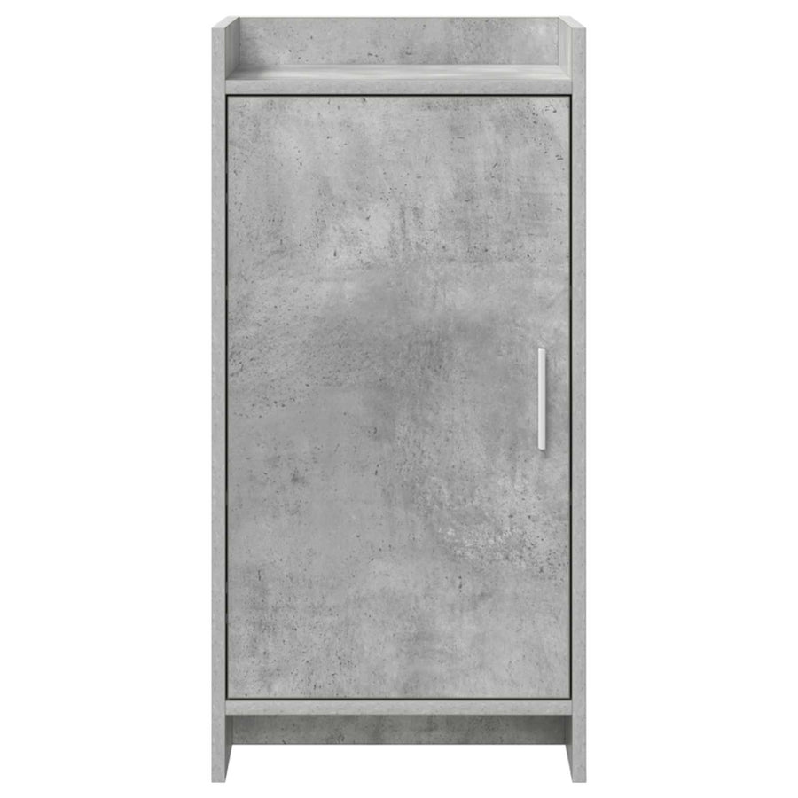 Dressoir Betongrijs 40 x 36 x 80 cm Bewerkt hout