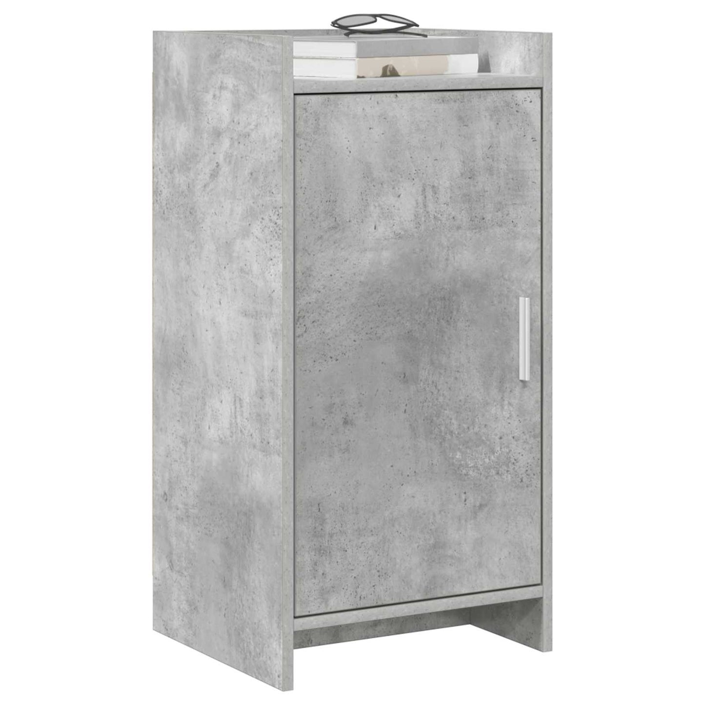 Dressoir Betongrijs 40 x 36 x 80 cm Bewerkt hout
