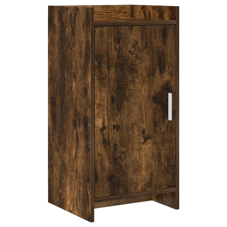 Dressoir Gerookt eiken 40 x 36 x 80 cm Bewerkt hout
