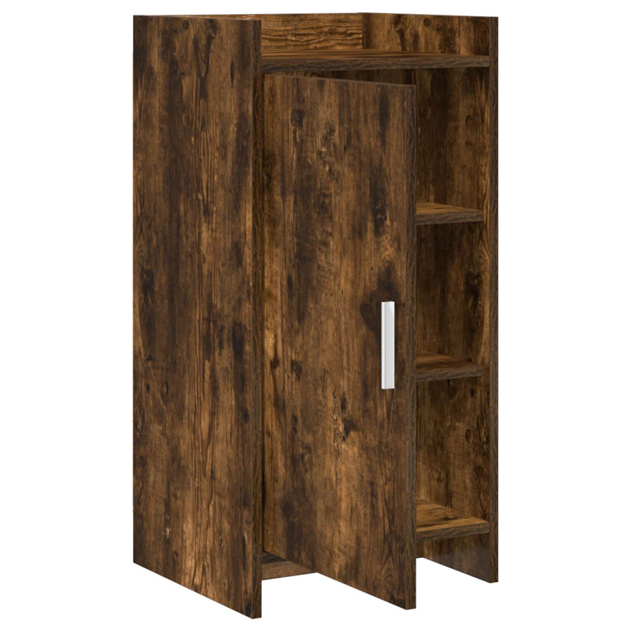 Dressoir Gerookt eiken 40 x 36 x 80 cm Bewerkt hout