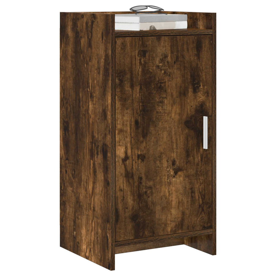 Dressoir Gerookt eiken 40 x 36 x 80 cm Bewerkt hout