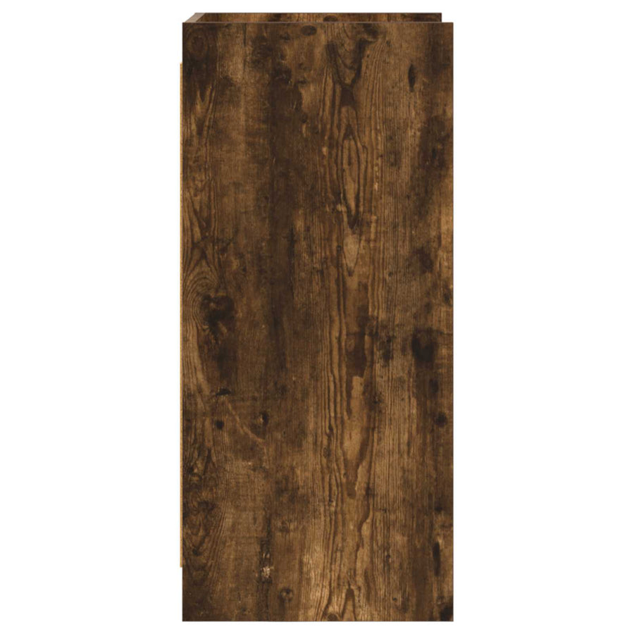 Dressoir Gerookt eiken 40 x 36 x 80 cm Bewerkt hout